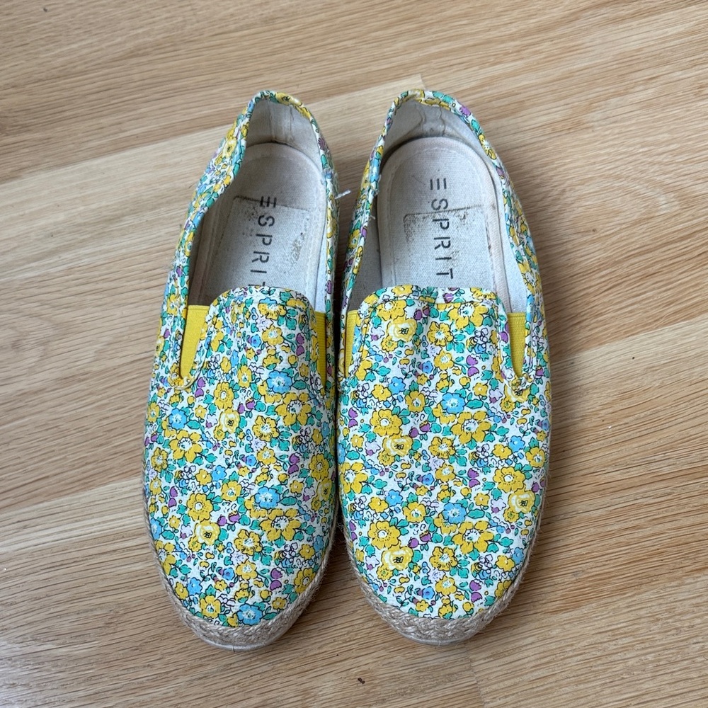 Esprit Floral Espadrille Slip-Ons